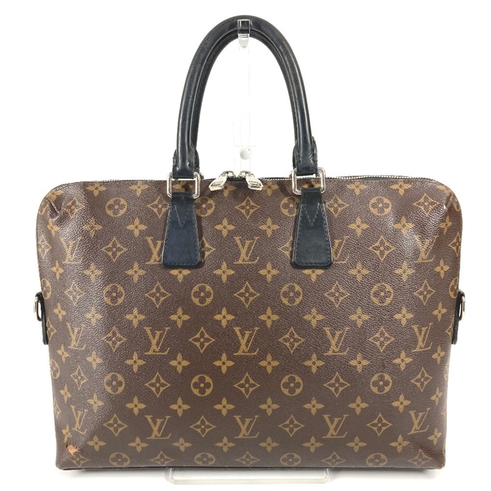 LOUIS VUITTON Black Monogram Canvas Bag